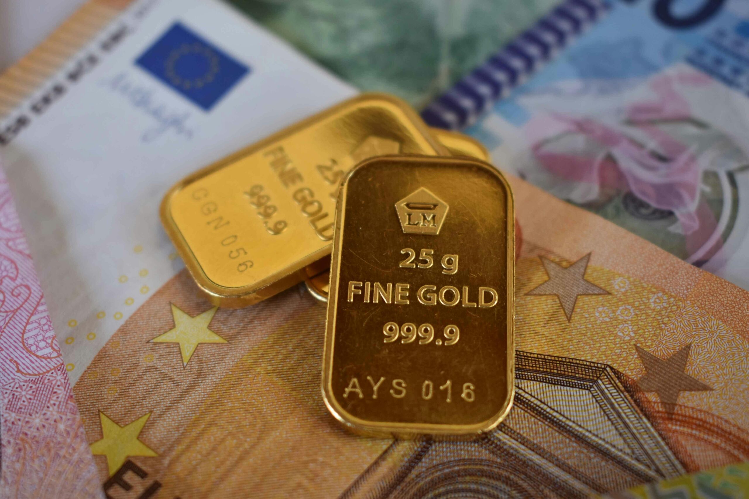 Kostenloses Stock Foto zu 25g gold, 999 9 gold, anlagestrategie